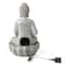 Glitzhome® 20.5" Zen-Style LED Meditating Buddha Outdoor Fountain